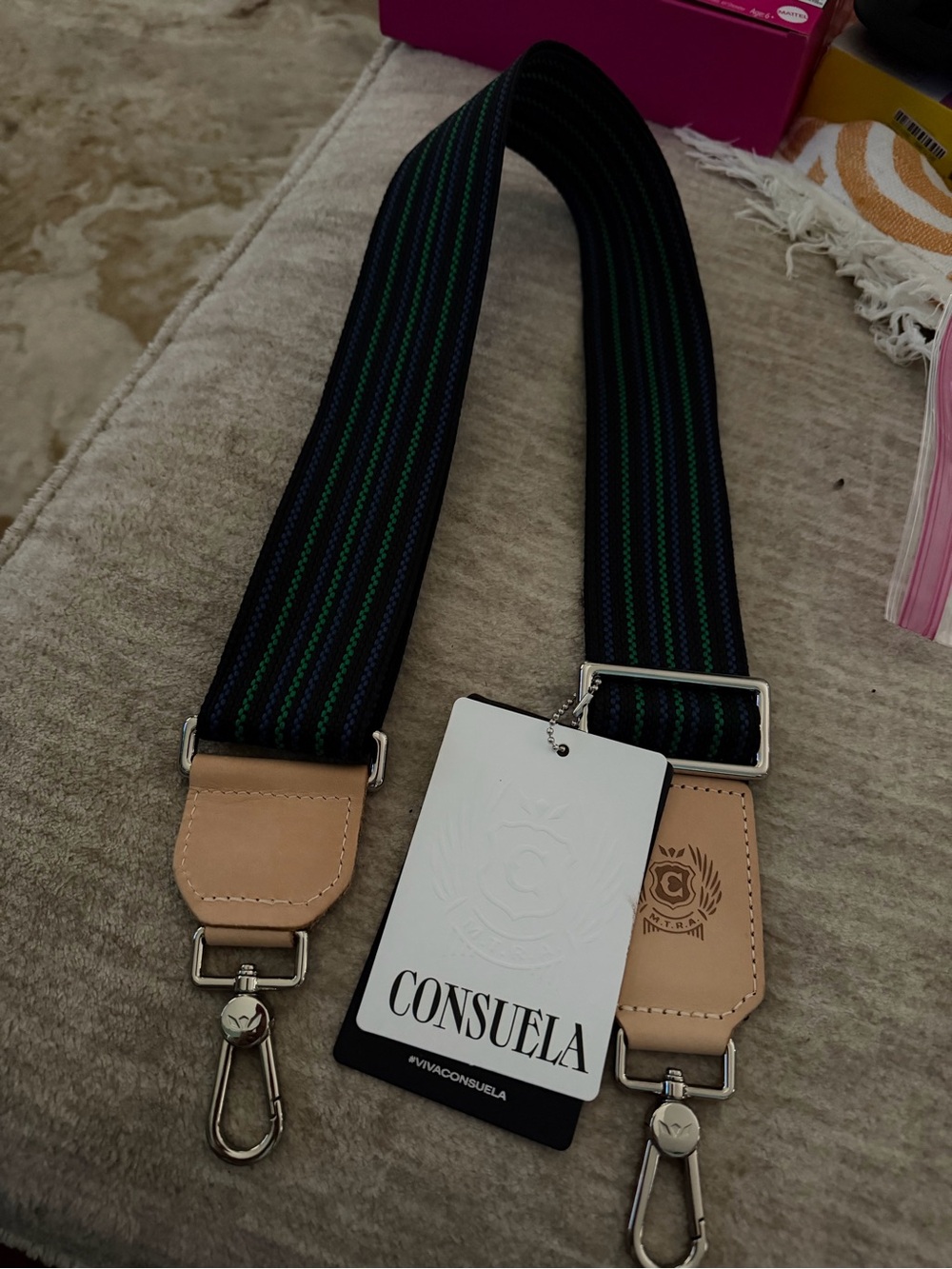 Consuela Bag crossbody strap wintergreen webbing Ne